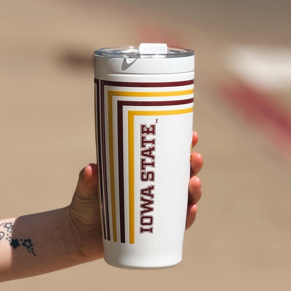I-State Pinstriped Cardinal and Gold Tumbler 20-ounce
